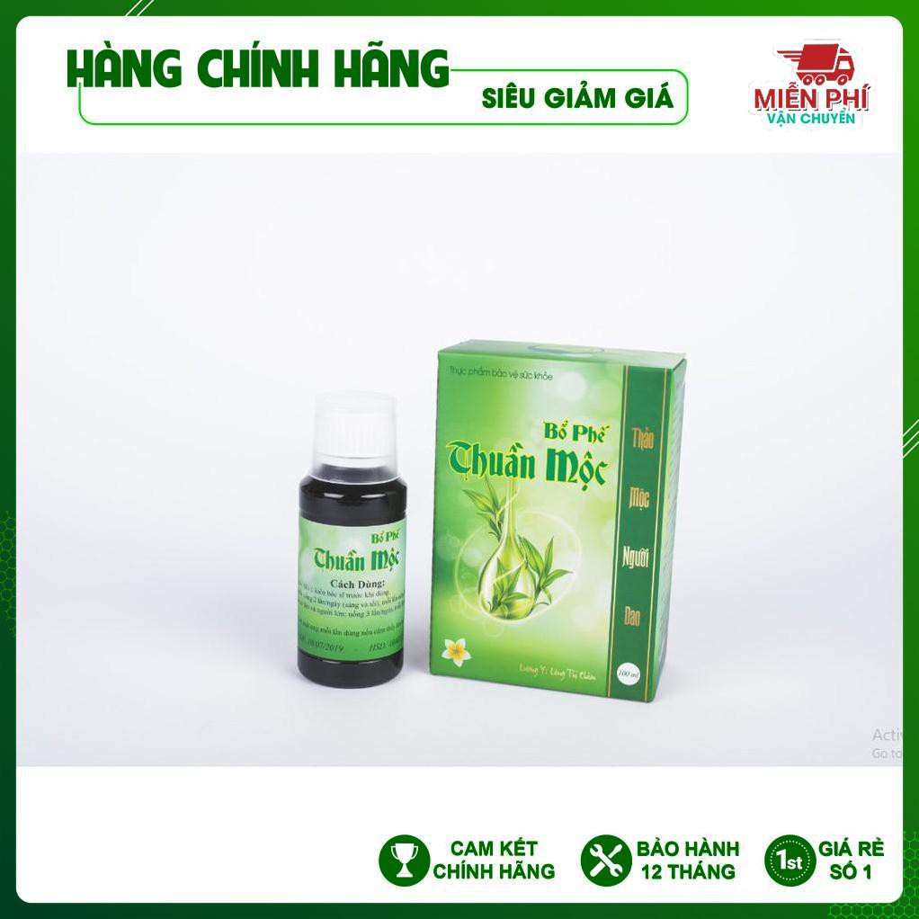 [VIÊM PHỔI, DỨT CƠN HO, CHÍNH HÃNG] TPBVSK Thuần mộc '' Siro Ho- Thanh Mộc Hương''