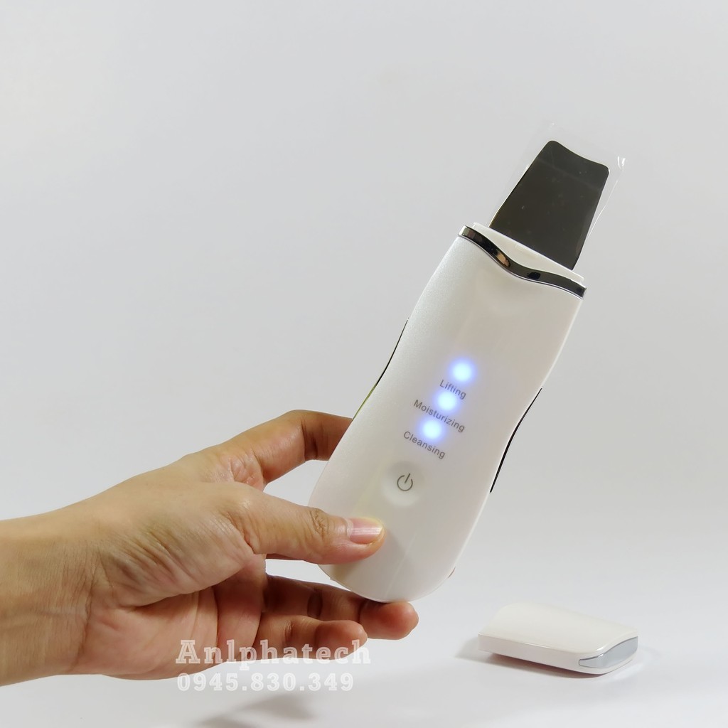 Máy Sủi Da Cà Da Làm Sạch Sâu Da Mặt Ultrasonic