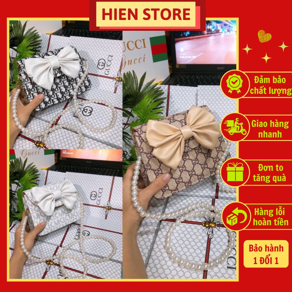 túsách đeo chéo quai ngọc thiết kế sang trọng phù hợp cho các chịdiện thiết kế phong cách hàn quốc sang chảnh mã 1236