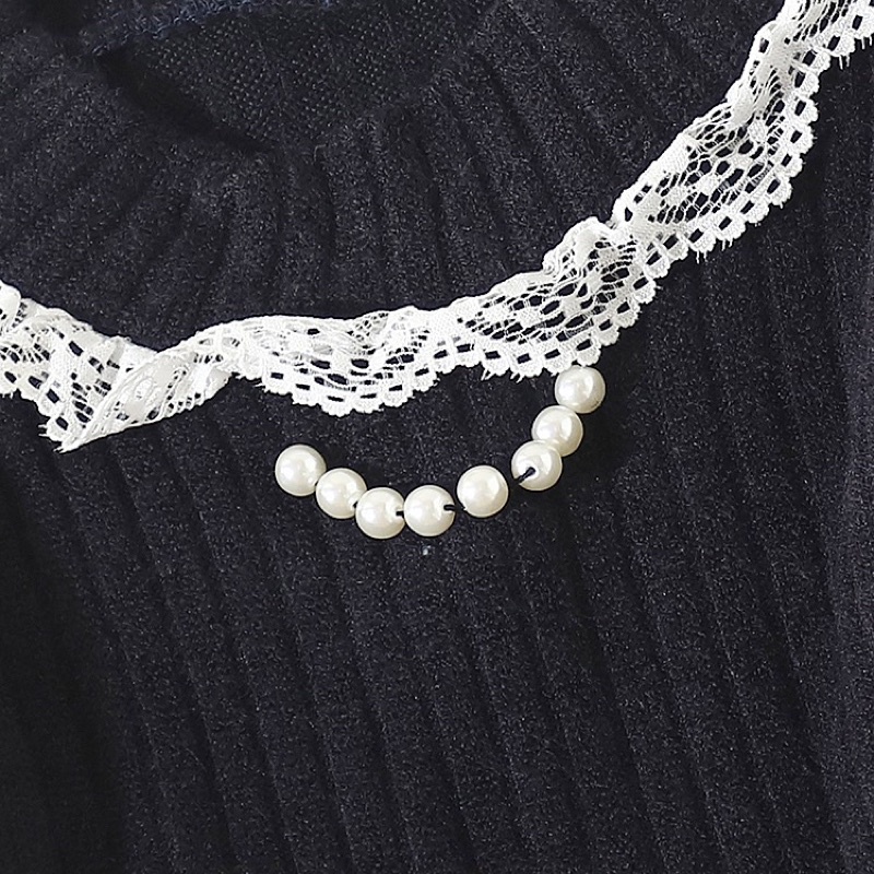 Váy dài tay bé gái Majolica 4-7 tuổi  Váy len thu đông bé gái xuất dư 0922