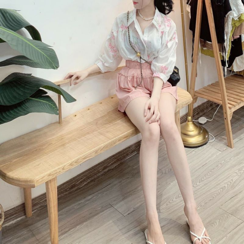 Set Áo Hoa Hồng Mix Quần Tacta Siêu Hot | BigBuy360 - bigbuy360.vn