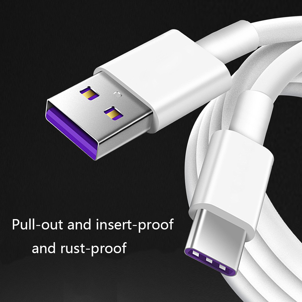Cáp sạc nhanh Usb-C dài 1m cho Huawei Samsung 5a