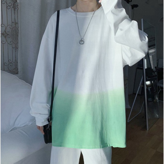 Áo thun dài tay phối màu unisex phong cách uzzang siêu hot | BigBuy360 - bigbuy360.vn