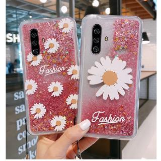 Samsung J7 J5 J3 2017 J7 J8 J6 Plus J4 2018 Case Galaxy J7 Prime J5 J2 Prime J2 Pro J2 Core Samsung A7 2018 A9 A8 A6 Plus Clear Daisy Quicksand Glitter TPU Soft Cell Phone Cover Cases ốp lưng