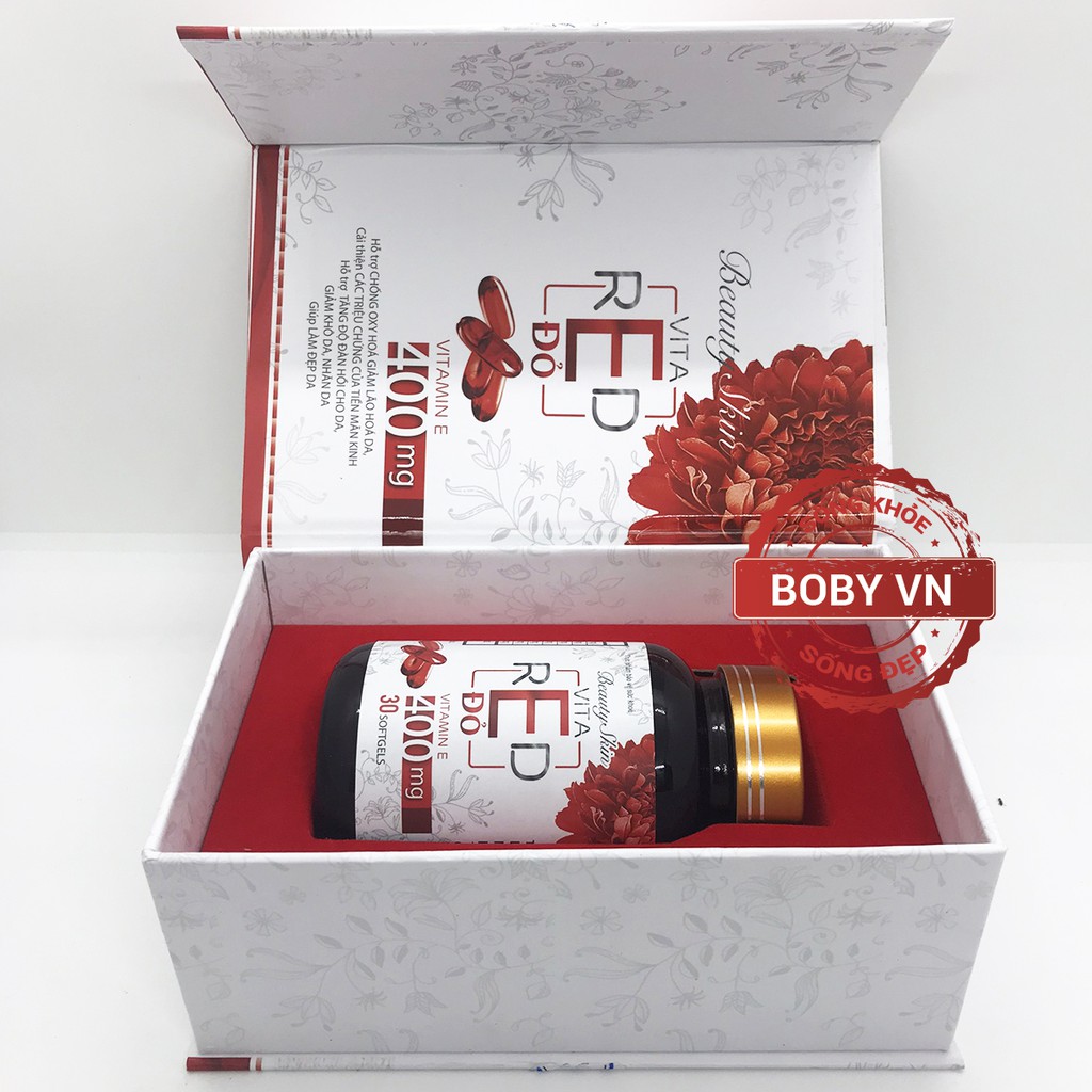 Vitamin E Đỏ 400mg - Beauty Skin Vita Red (Lọ 30 viên)