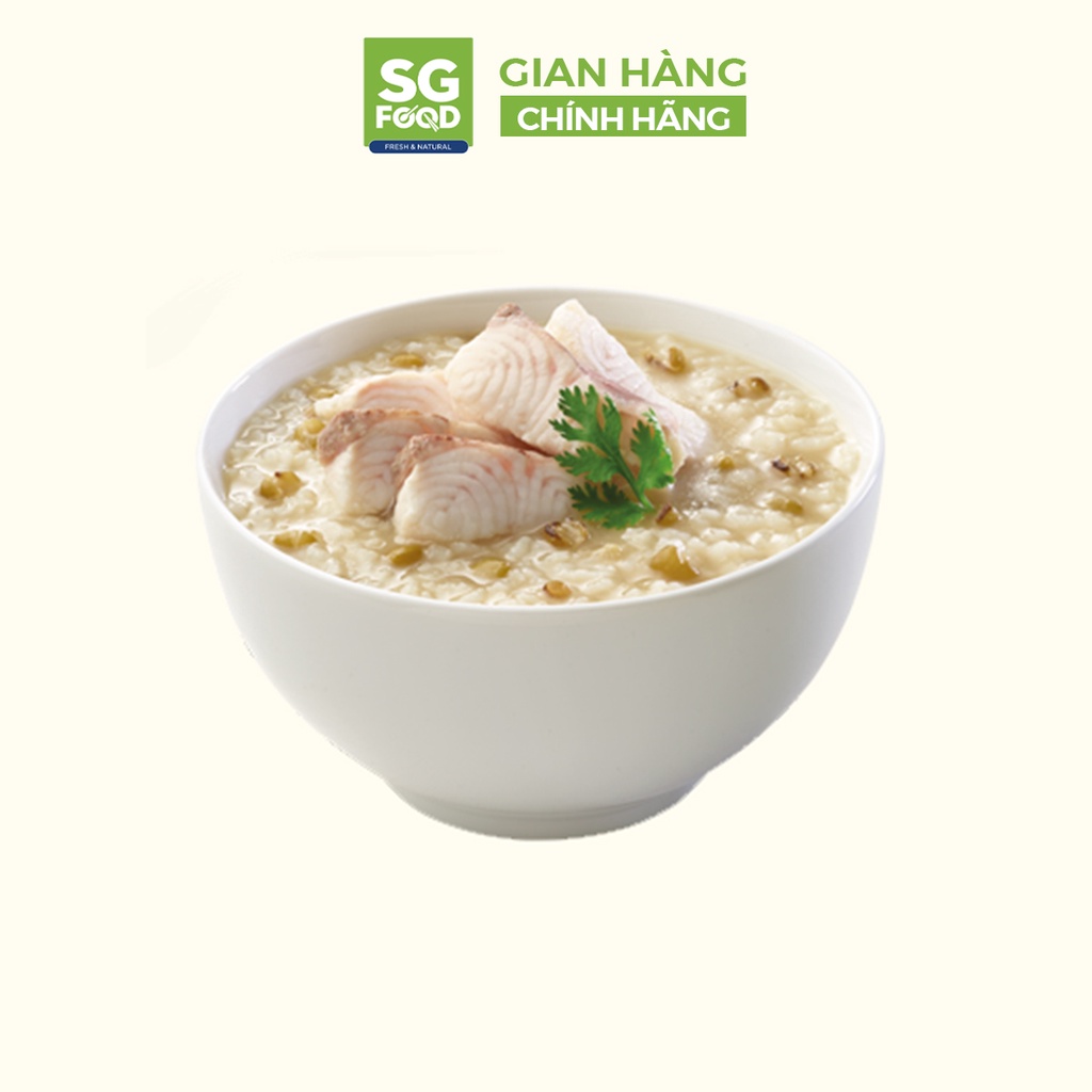 Cháo tươi ăn liền SGFOOD 240gr nhiều hương vị thơm ngon bổ dưỡng cho bé ăn dặm