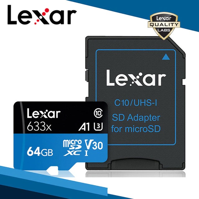 Thẻ nhớ chính hãng LEXAR 32GB | 64GB | 128GB | 256GB Cao cấp, tốc độ đọc lên tới 100Mb/s - Bảo hành chính Hãng Mai Hoàng