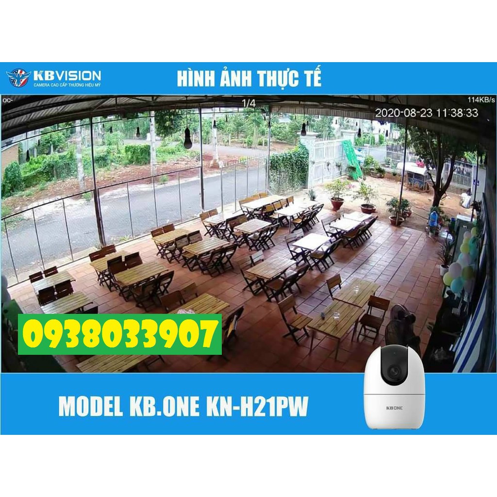 CAMERA KBONE KN-H21PA ĐỔI THÀNH KN-H21P FULL HD 2.0 - XOAY 360 ĐỘ  - MỚI 2022 CHUẨN FULL 2.0 , HÀNG CHÍNH HÃNG 2022