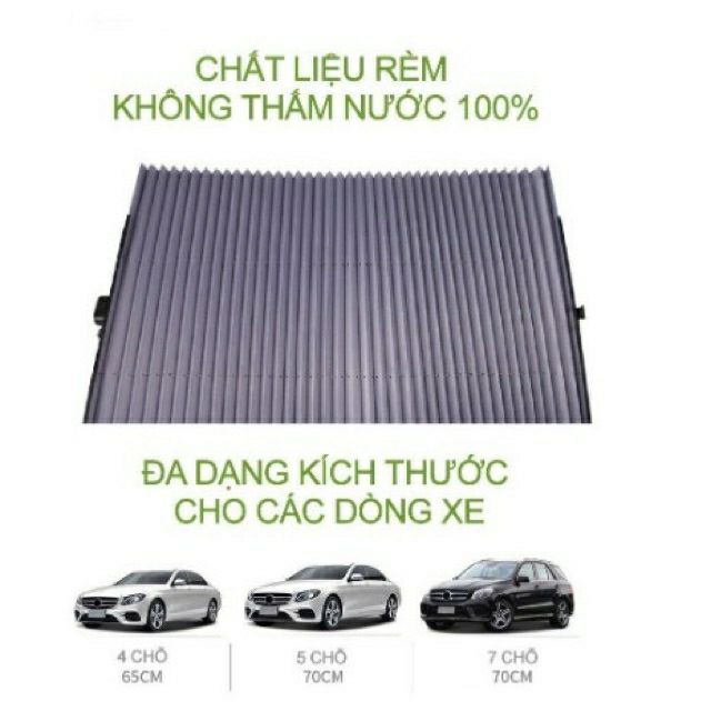 Rèm che nắng kính lái hiện đại và cao cấp bản to 70cm cho mọi dòng xe