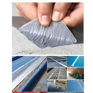 Miếng Vá Siêu Dính Chống Thấm Trần Nhà, Dán Mái Tôn Chống Dột, Dán Chậu Thủng Đa Năng Dài 5m Rộng10cm- nhật bản