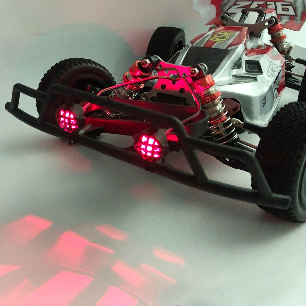 SUSANS Phụ Kiện Cản Trước Trang Trí Mới Cho WLtoys 144001 124018 Phụ Kiện RC Có Đèn / Không Có Ánh Sáng