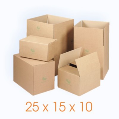 25x15x10 cm - 60 Thùng hộp carton ♥️ FREESHIP ♥️ Giảm 10K Khi Nhập [BAOBITP] - TP60