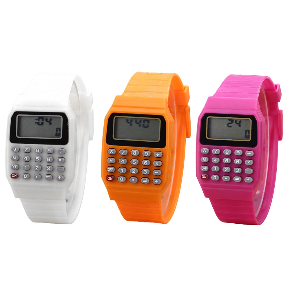 Đồng hồ điện tử đeo tay mini hình dạng máy tính ngộ nghĩnh cho bé