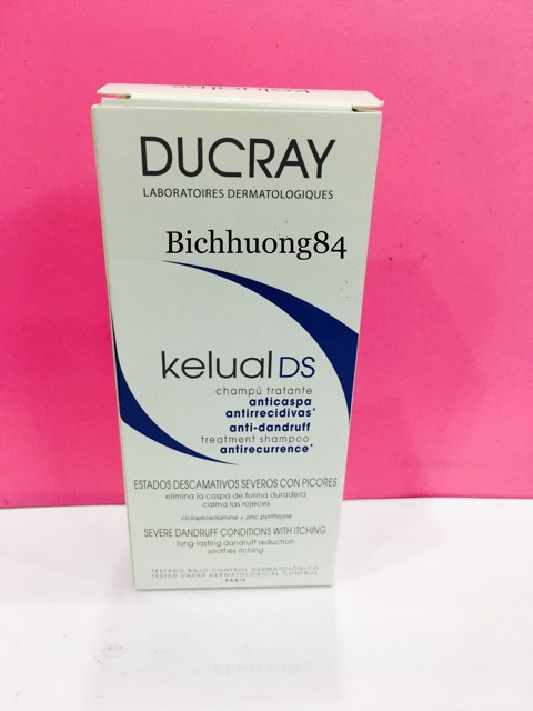 Dầu gội trị gầu Ducray Kelual DS 100ml