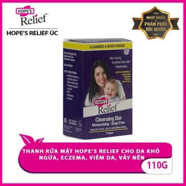 Thanh rửa mặt Hope’s Relief 110g