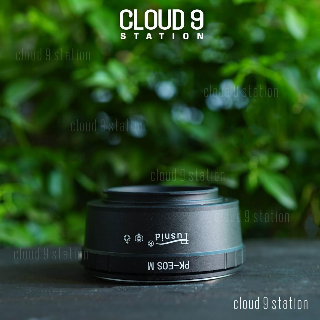 Ngàm chuyển PK-EOSM cho ống kính MF - Pentax ngàm K sang máy ảnh Canon EOS M ( hãng FUSNID )