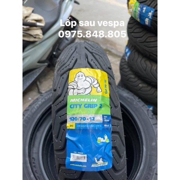 LỐP MICHELIN CITY GRIP 2 CHO VESPA HÀNG CHÂU ÂU CỰC HIẾM
