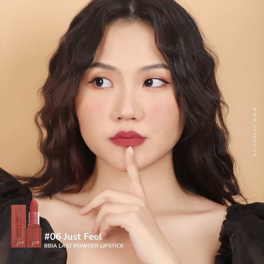 [Mã FMCGM50 - 8% đơn 250K] Son lì Bbia Last Powder Lipstick màu #06 Just Feel 3.5g - BBia Official Store | BigBuy360 - bigbuy360.vn