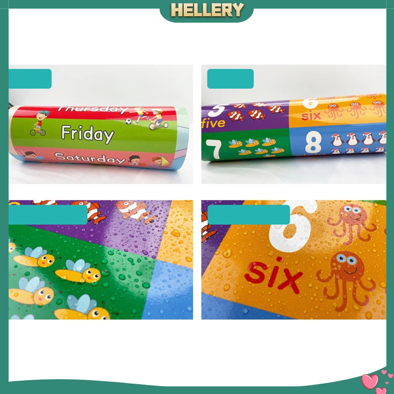 Bộ 12 Tấm Poster Hình Chữ Cái Giáo Dục Sớm Cho Bé