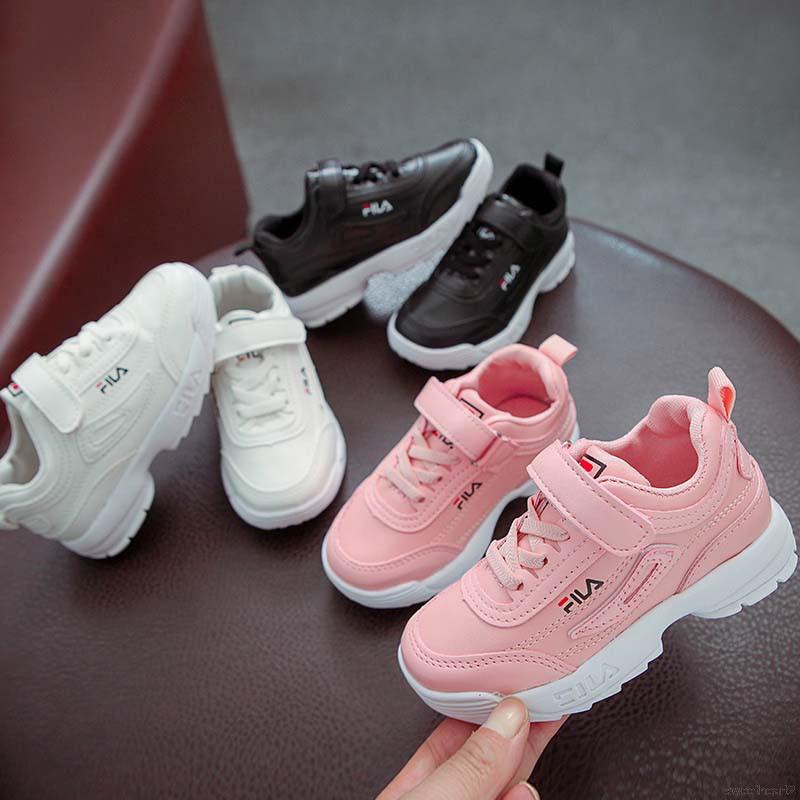 Giày Sneaker In Chữ Chống Trượt Cho Bé