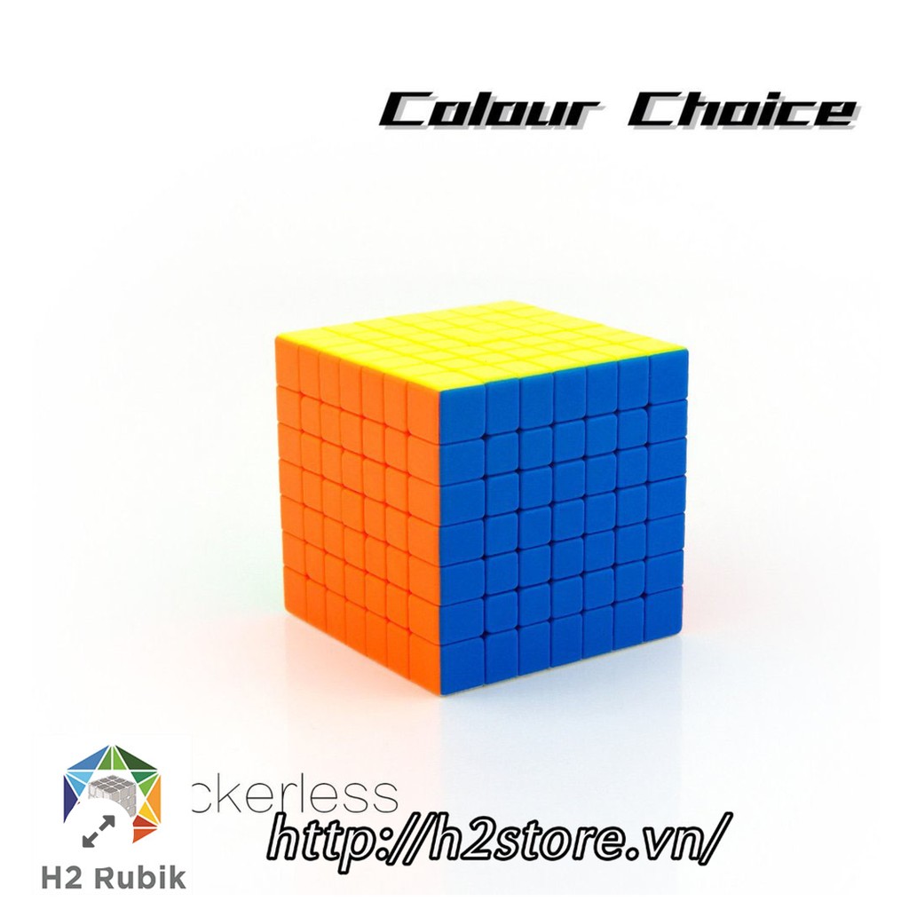 RUBIK MOFANGJIAOSHI 7×7 MF7S STICKERLESS không viền cao cấp