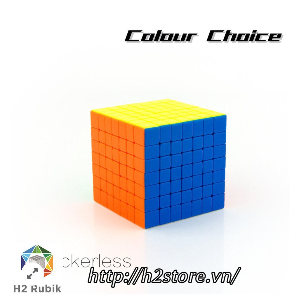 RUBIK MOFANGJIAOSHI 7×7 MF7S STICKERLESS không viền cao cấp