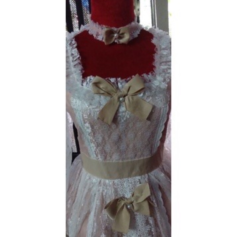 Đầm Cosplay hồng trắng