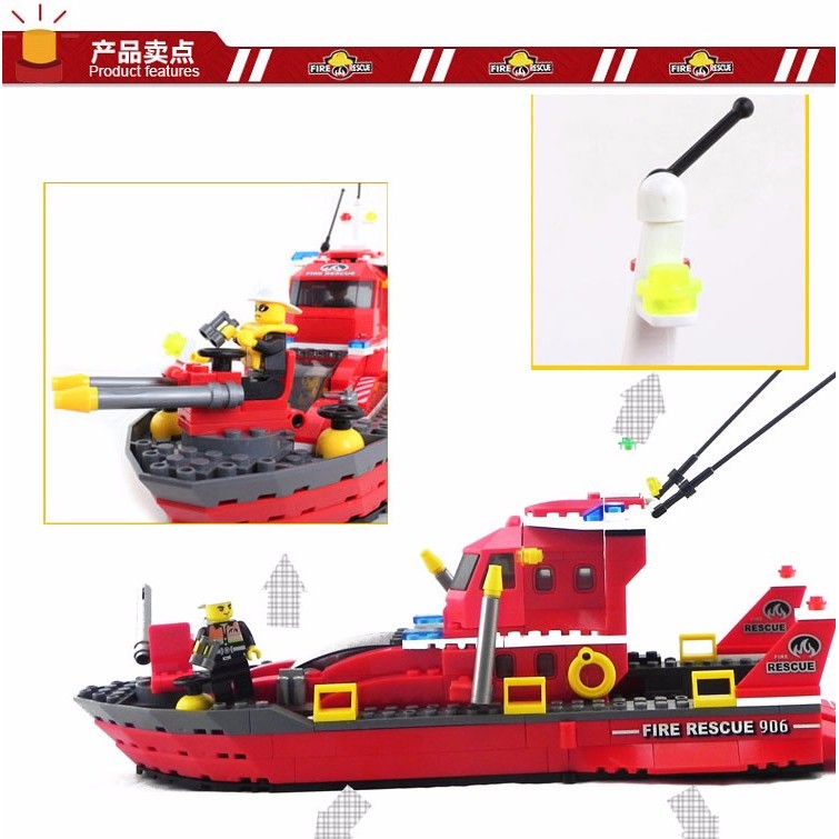 Bộ đồ chơi Lắp ráp tầu thủy - enlighten 906