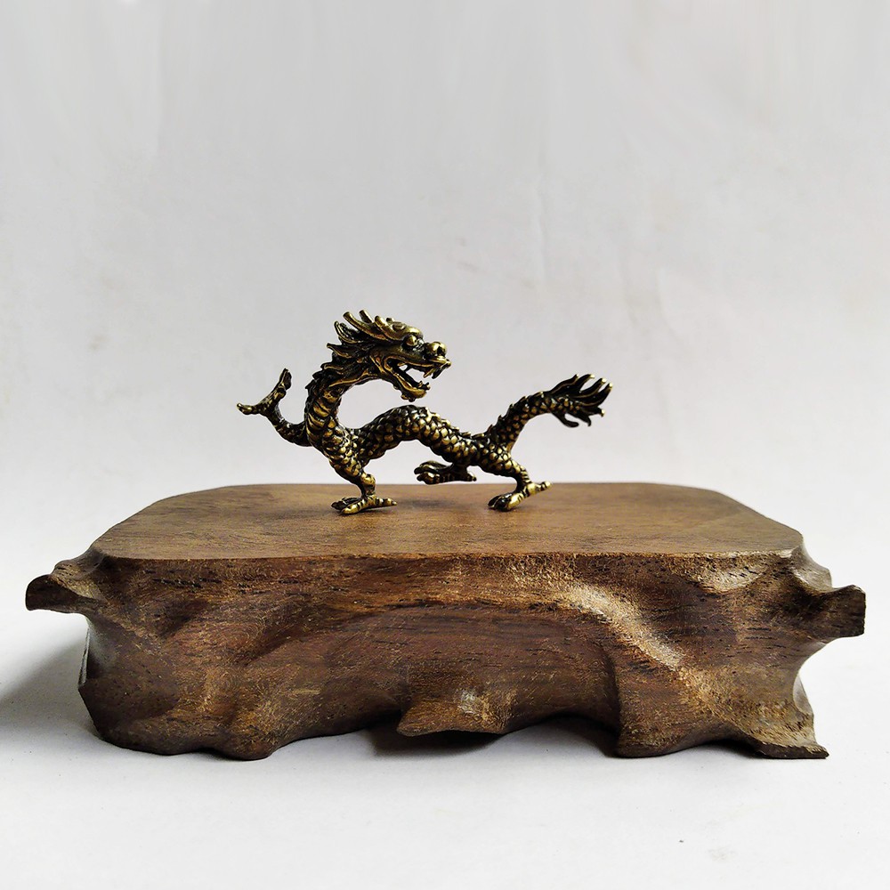 Tượng rồng mini bằng đồng giá rẻ làm phụ kiện tiểu cảnh, phụ kiện bàn trà, trang trí bonsai, làm quà tặng | BigBuy360 - bigbuy360.vn