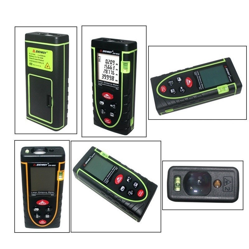 Thước đo khoảng cách bằng tia laser SNDWAY 40m,60M,80M,100M