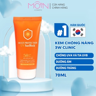Kem Chống Nắng 3W Clinic Multi Protection UV Sun Block SPF 50+ PA+++ 70ml - 3W136