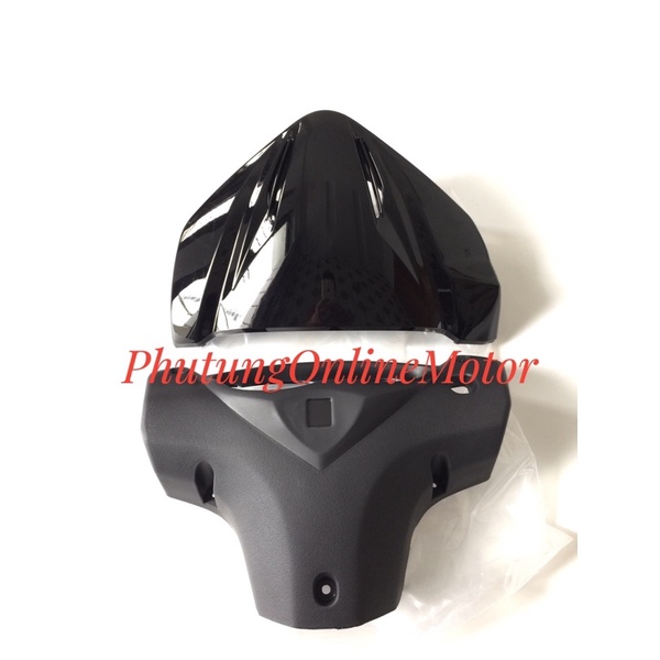 Bộ ốp đầu suzuki hayate sc màu đen phụ tùng chính hãng việt nam