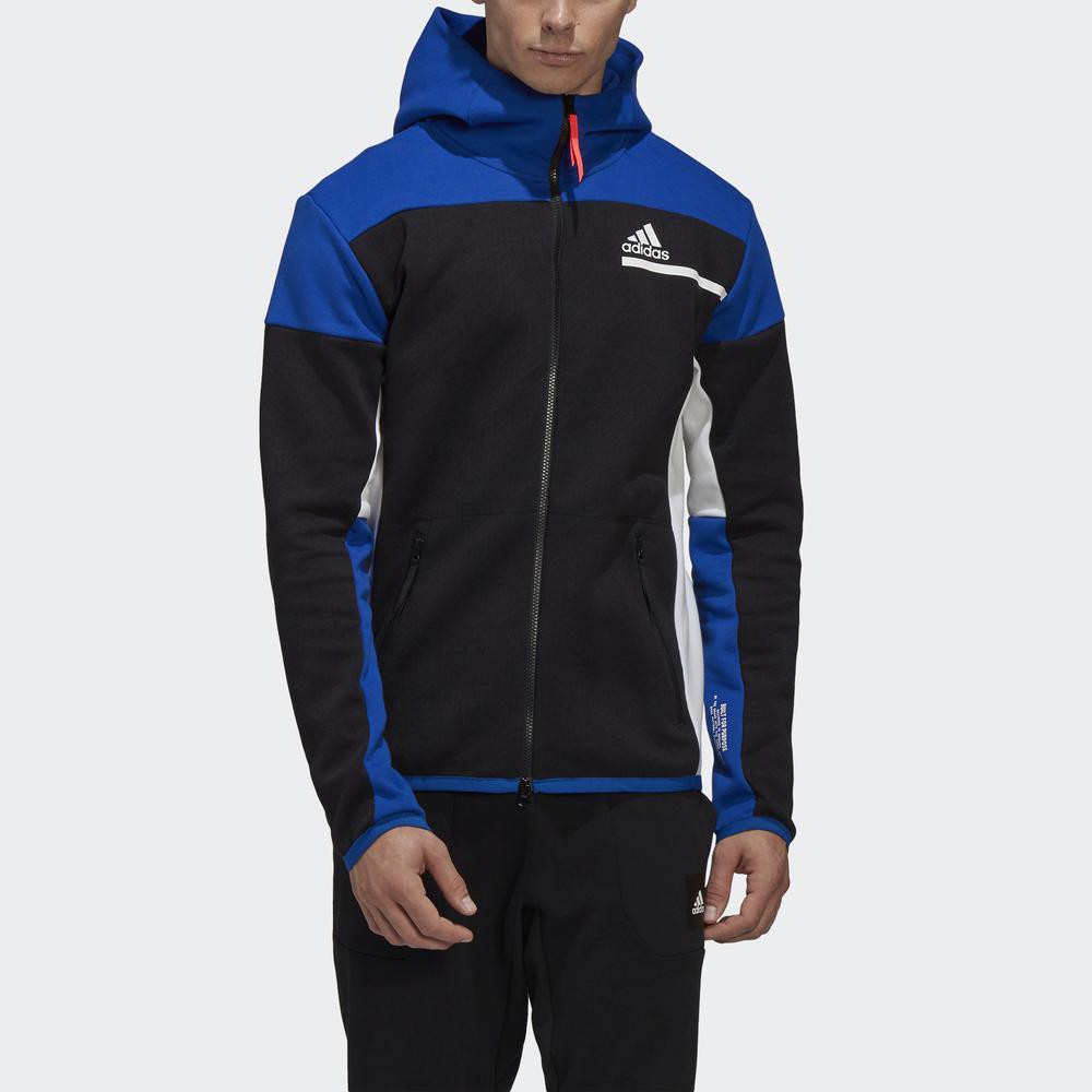 Áo hoodie adidas Z.N.E. Full-Zip Nam Màu đen GM6532 | BigBuy360 - bigbuy360.vn