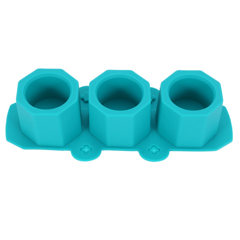 Bộ 3 Khuôn Silicone Làm Chậu Hoa Mini Hình Bát Giác DIY