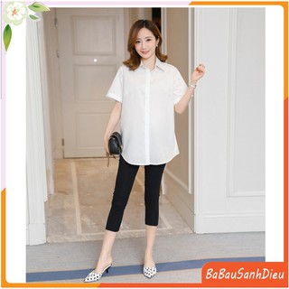 Áo bầu hè thu sơ mi công sở AB1268