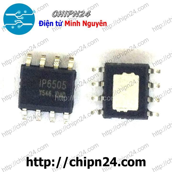[1 CON] (SOP) IC Dán IP6505 SOP-8 (SMD) (6505 IC Dán sạc pin QC3.0 QC2.0 48V)