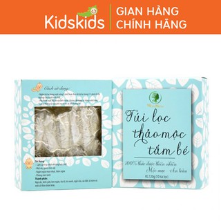 Túi lọc thảo mộc tắm bé WonMom 120g (10 túi lọc)