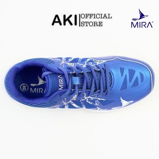 Giày cầu lông Mira Lightning Xanh Dương thể thao nam nữ chính hãng phong cách - LN001 ^^