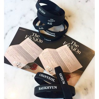 {SM Official - Có Sẵn} The Elyxion Dot In Seoul ~ Goods: Vòng Tay Cao Su