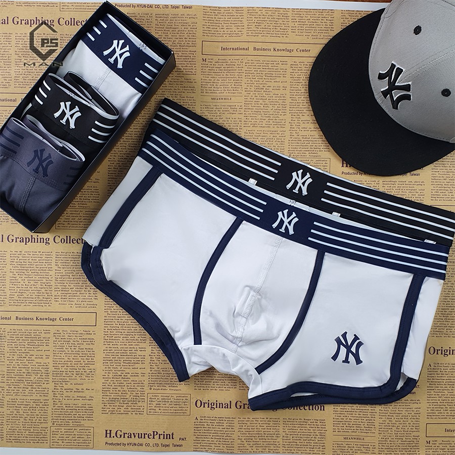 Quần Lót Nam Boxer Dáng Thể Thao New York Yankees