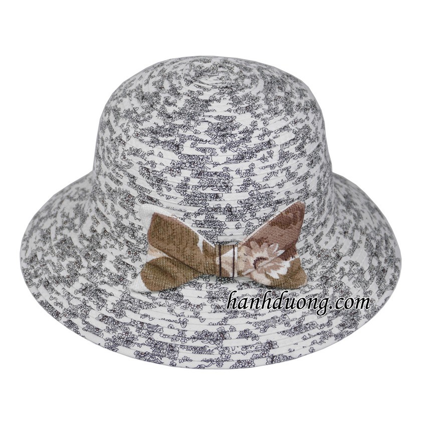 [ Nhiều mẫu ] Nón rộng vành đi biển mũ tai bèo mũ vành to 7cm được gắn nhiều mẫu hoa khác nhau với nhiều màu đa dạng