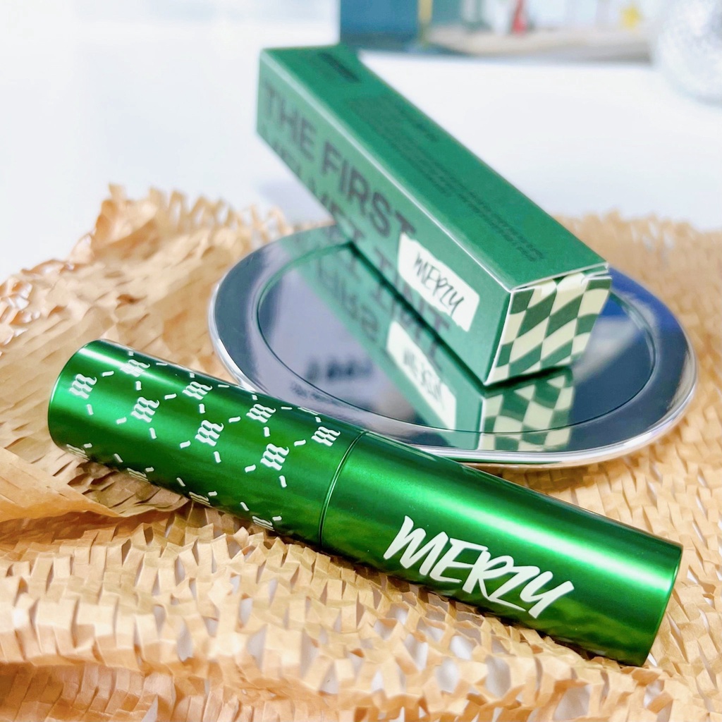 Son Kem Merzy The First Velvet Tint V6 Xanh Lá Green Edition