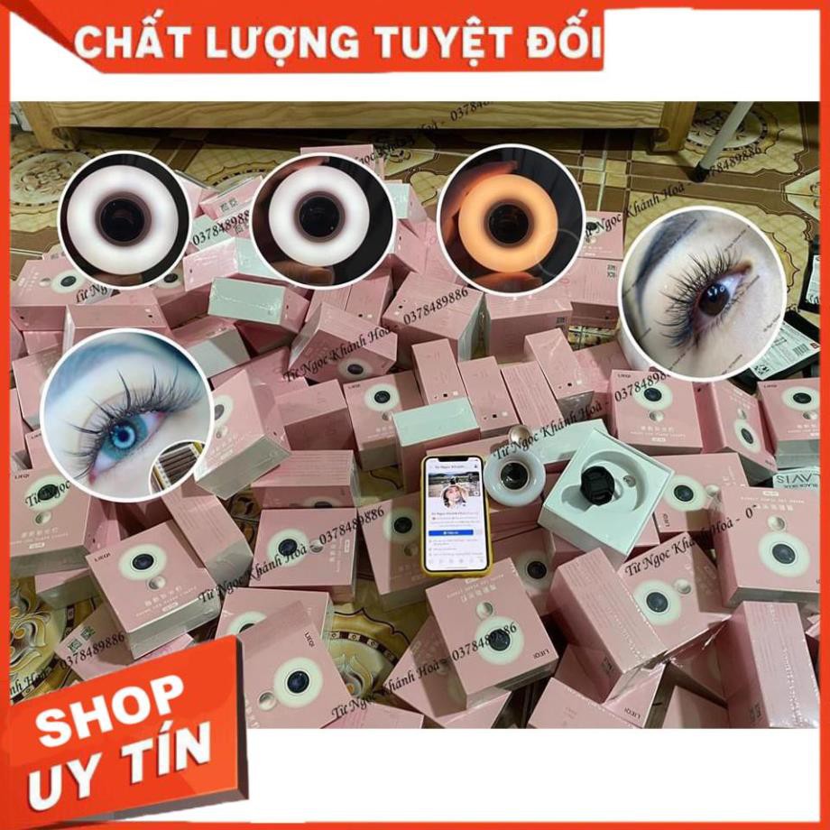 Đèn led chụp ảnh mi -phóng to - cận cảnh - sắc nét từng chân mi - hàng loại 1 kẹp điện thoại