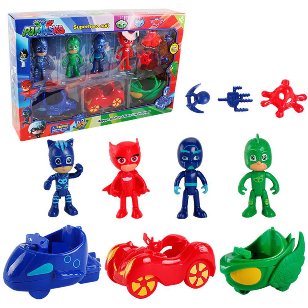 Set 10 Mặt Nạ Đồ Chơi Pj Masks Cho Bé
