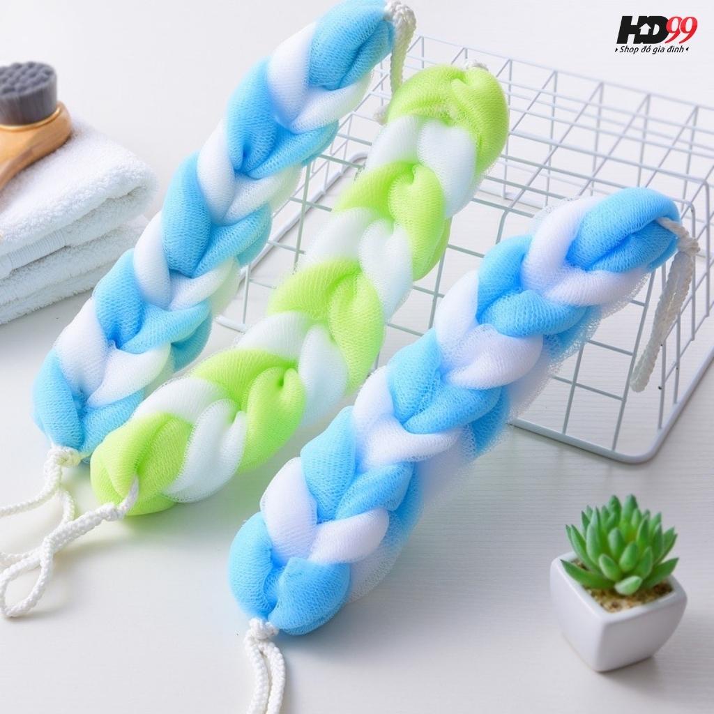 Bông Tắm Tạo Bọt Nhiều Màu Sắc Tẩy Tế Tào chết tiện dụng, Chất liệu PE thân thiện với làn da