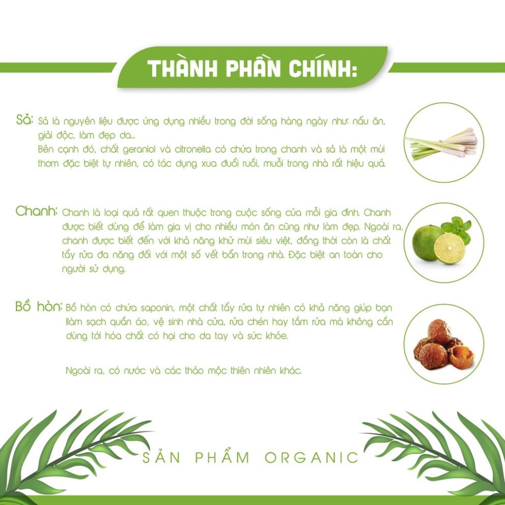 Nước lau sàn SẢ CHANH An An 5 lít - đuổi muỗi côn trùng hiệu quả, nước lau sàn thảo mộc chiết xuất 100% từ thiên nhiên.
