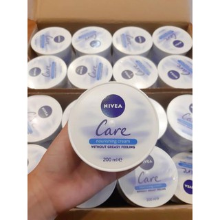 Kem dưỡng ẩm Nivea Care Đức 200ml, dưỡng ẩm mặt và toàn thân