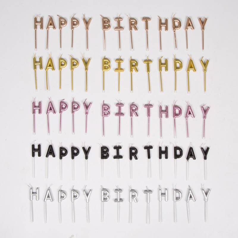 Nến Happy Birthday sinh nhật