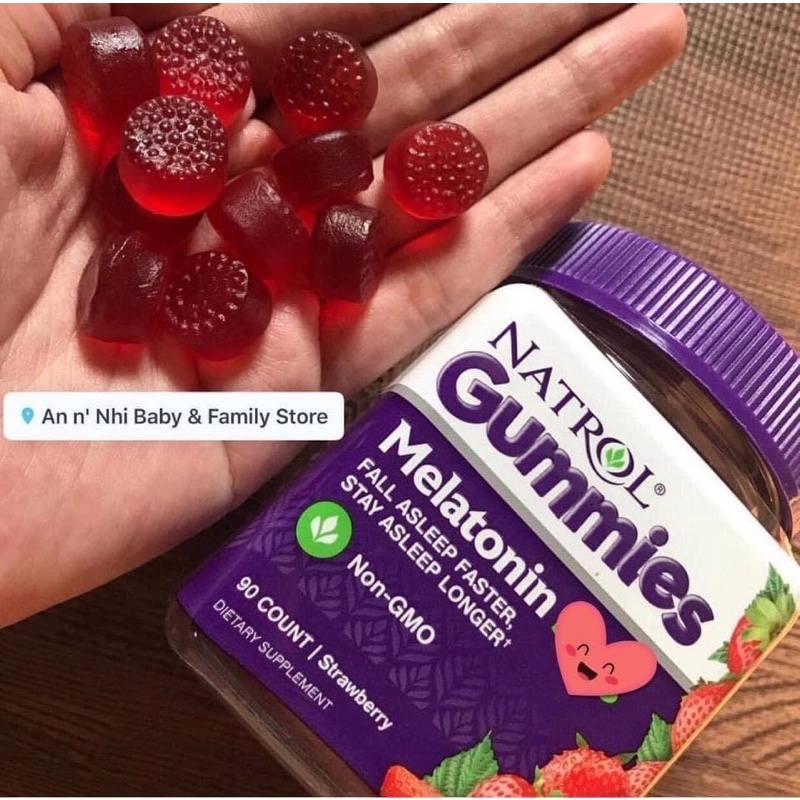Kẹo dẻo ngủ ngon Natrol melatonin