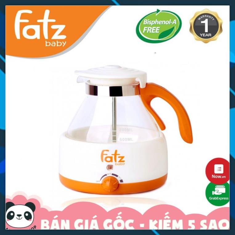 (BẢO HÀNH 24 THÁNG) Máy hâm nước pha sữa có nhiệt kế 800ml Hàn Quốc Fatzbaby FB3005SL
